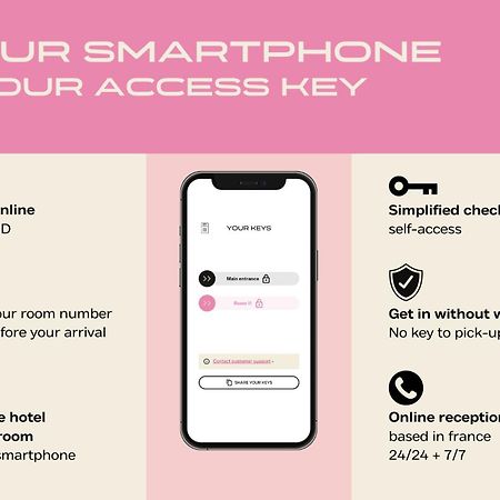 Hotel Corneille - Entree Autonome, Reception En Ligne - Encore Mieux Тур Экстерьер фото